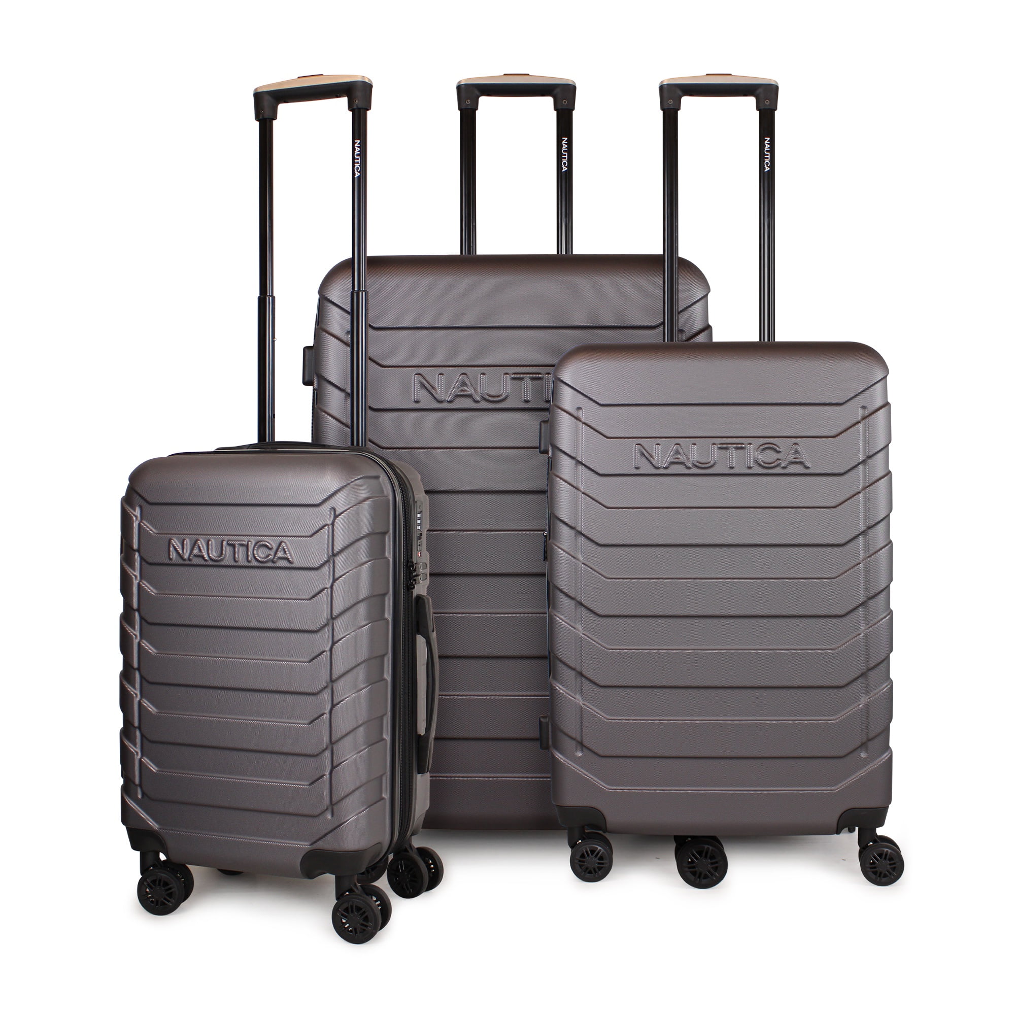 Nautica - Set 3 Maletas S (10 Kg) +m (20 Kg) +l (23 Kg) Soho Gris