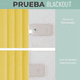 thumbnail image 3 of Cortina Blackout 100% 2 Paños 138x226 cm Textura Lino Amarillo, 3 of 3