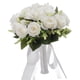 thumbnail image 4 of Flor de , ramo de boda nupcial, ramo de lanzamiento, ramo de boda de estilo rústico para novia, ramo de boda para adorno de aniversario , Blanco, 4 of 5