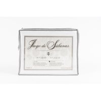 El Castillo - Juego Sábana 144 Hilos Blanco 1 Plaza