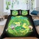 thumbnail image 3 of Gerrit Cartoon Anime RIC’k 3D Printed and Mort’y Bedding Set Duvet Cover Quilt Cover Comforter Covers with Pillowcases 3 Pieces for Childrens and Adults Microfiber with Zipper Closure Twin, 3 of 5