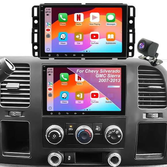 Radio para coche Hyperego 8" CarPlay Android Auto 5G WiFi