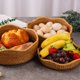 thumbnail image 4 of Xiao Hua Canasta de Almacenamiento de Frutas de Enredadera Hecha a Mano con Borde Ondulado Redondo, Juego de 3 Piezas, Perfecta para Exhibición de Frutas en la Mesa de la Cocina, Almacenamiento de, 4 of 4