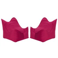 Bodevir - Set Pouf Potter 1C Felpa Burdeo