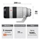 thumbnail image 3 of Lente Zoom de teleobjetivo G Master Sony Fe 70-200 mm F2.8 Gm, 3 of 6
