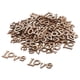 thumbnail image 5 of 50Pack AMOR inacabado Discos de madera Discos DIY Artesanías de arte Madera oscura, 5 of 5