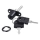 thumbnail image 5 of Cerradura De émbolo De Empuje Para Gabinete, Cerradura De émbolo Para Puerta Corredera, Escritorio, 16mm, Negro, 5 of 5