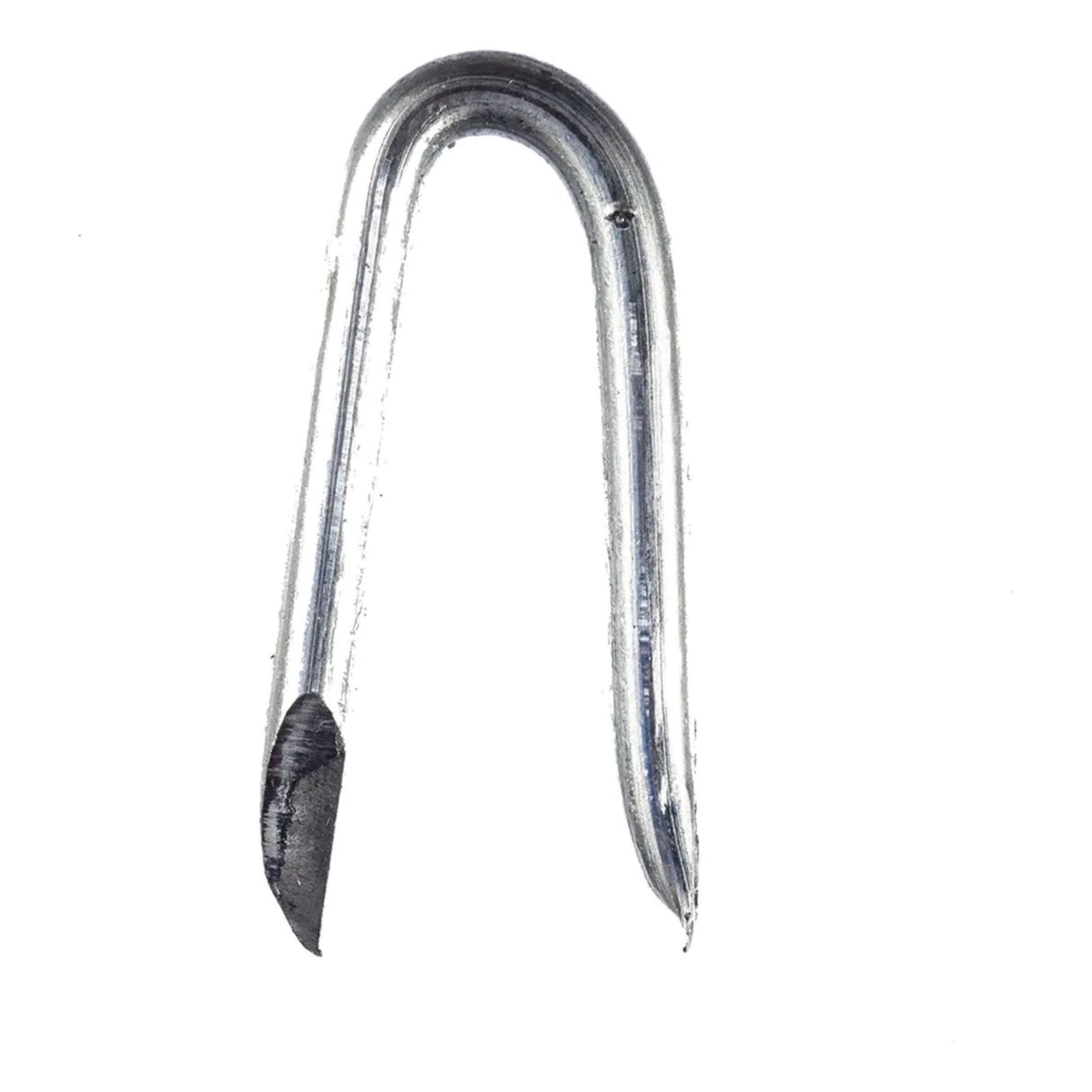 Metalfer - Grapa Galvanizada 1 Pulg X 12bwg (25x2.77mm) 1 Kg Plata