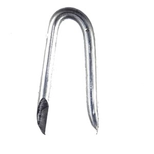 Metalfer - Grapa Galvanizada 1 1/4 Pulg X 10Bwg (30X3.4Mm) 1 Kg Plata