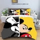 thumbnail image 1 of Mickey Mouse Duvet Cover Pillowcase Set Comfortable Bedding Three Piece Set Children's Adult Bed Bed Sheets, 1 of 5