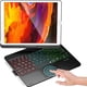 thumbnail image 1 of Funda para iPad con teclado y panel táctil giratorio de 360° para iPad de novena generación, 1 of 8
