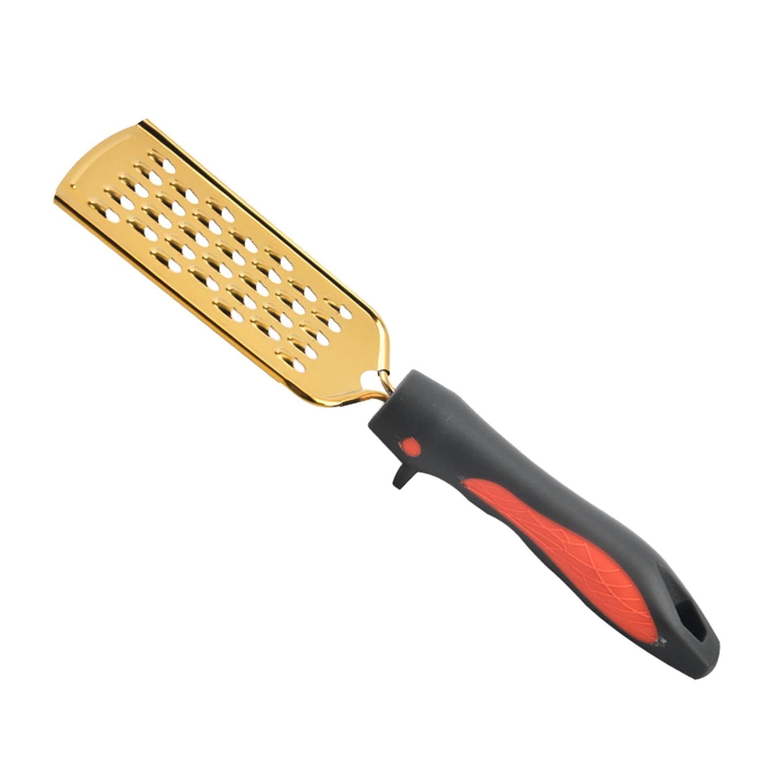 Bothyi - Rallador De Queso De Cocina, Picador De Chocolate Antideslizante Para Repollo, Cebollas, Zanahorias, Dorado