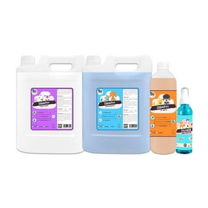 Mascokits - Kit Shampoo Pelaje Blanco + Hipoalergénico + Matico + Colonia
