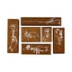 thumbnail image 2 of 6 Sellos De Goma De Madera De Estilo Vintage, Decoración Para álbumes De Recortes, Diario B, 2 of 5