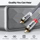 thumbnail image 4 of Cable RCA GearIt 2RCA macho a 2RCA macho de audio estéreo de 1 m, 4 of 7