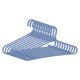 thumbnail image 1 of 10 Paquetes de Perchas de Plástico Antideslizantes con Pinzas, Perchas Duraderas que Ahorran Espacio para Ropa Azul, 1 of 6
