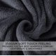thumbnail image 4 of Manta HOZY Queen 229x229 cm Gris Oscuro Microplush, 4 of 8