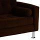 thumbnail image 2 of Sofa Retro 3 Cuerpos Felpa 12 Chocolate, 2 of 4