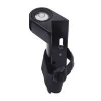 Magideal - Instrumento De Medición Portátil, Nivel De Varilla De Grado De Aluminio, Con Nivel De Burbuja, Nivelador De Varilla De Fibra De Carbono De Varilla Red , Negro