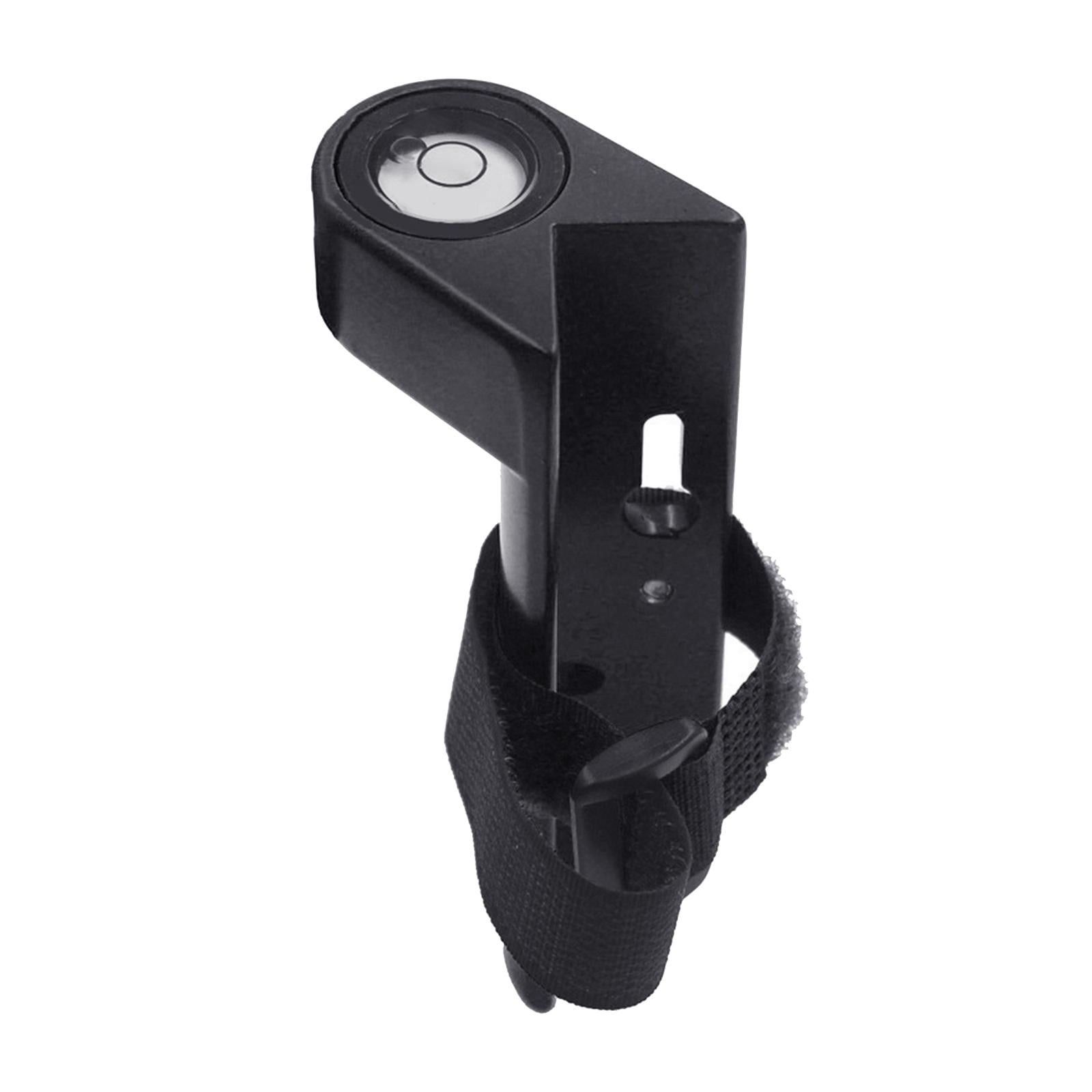 Magideal - Instrumento De Medición Portátil, Nivel De Varilla De Grado De Aluminio, Con Nivel De Burbuja, Nivelador De Varilla De Fibra De Carbono De Varilla Red , Negro