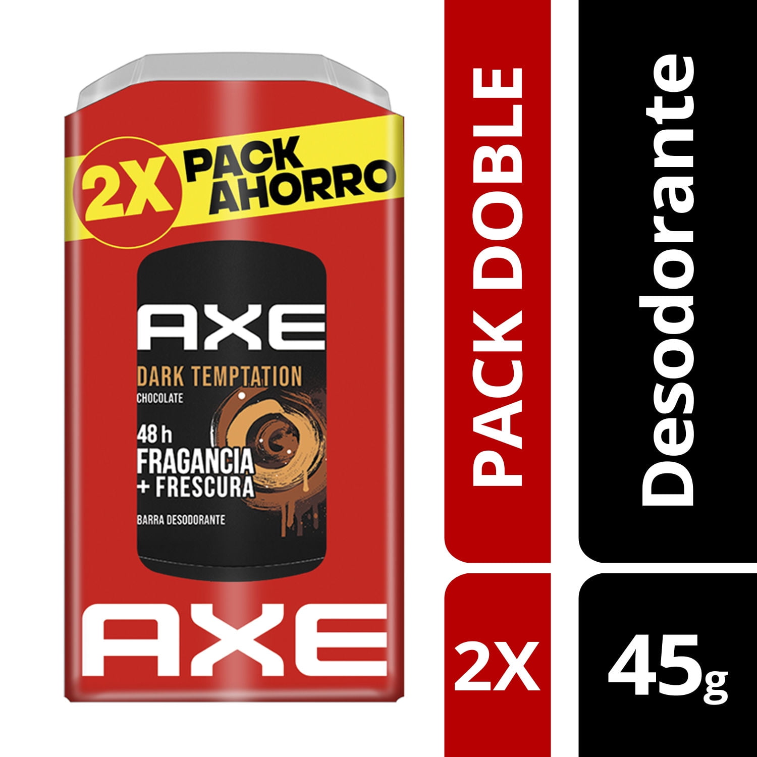 Pack Deo Barra Dark Temptation 45 g Axe