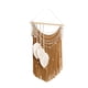 thumbnail image 4 of Decoración colgante de pared de macramé, tapiz bohemio tejido a mano, adorno artesanal con borlas para dormitorio, fondo, restaurante, cafetería Caqui, 4 of 5