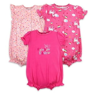 Babykids Divana - Set 3 Enteritos Abiertos - Niña 9M Unicornio