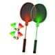 thumbnail image 2 of 2 Piezas Raquetas Luminosas De Bádminton 2 Jugadores Para Césped Al Aire Libre Juego De Patio Trasero Naranja Y Verde, 2 of 5