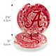 thumbnail image 4 of Set de posavasos para automóviles Crimson Tide x2 de la Universidad de Alabama, 4 of 7