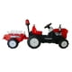 thumbnail image 1 of Tractor Mini Con Carro Eléctrico Niños Rojo, 1 of 5