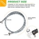 thumbnail image 5 of Mangueras Para Lavadora Techecook Premium De Acero Inoxidable De 4 Pies Y 2 Unidades, 5 of 7