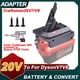 thumbnail image 1 of 2-en-1 para Dy.son V7V8 Adaptador de Batería para Crafts.man Batería de 20V Convertir a para Dy.son V7V8 Series Motorhead Convertidor de Batería de Vacío de Mano, 1 of 8