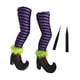 thumbnail image 4 of 2 Patas De Bruja De Halloween Con Estacas Para Jardín, Patio Y Exterior, Color Morado, 4 of 5