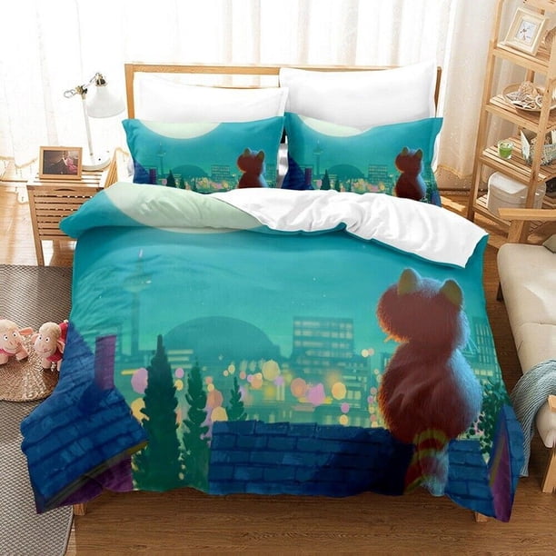 Smiling Dog Puppy Animal Quilt Duvet Cover Set Bedroom Decor 3-Piece Bedding Set