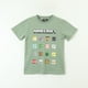 thumbnail image 1 of Polera Manga Corta Niño Cuadrados Verde Minecraft, 1 of 4