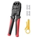 thumbnail image 2 of Alicates De Red Para Cortar Y Pelar Abrazadera De Red Herramienta Manual Engarzadora De Cables 4p6p8p Rojo, 2 of 3