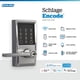 thumbnail image 2 of Cerradura inteligente para puerta de entrada sin llave Schlage Encode Century Chrome, 2 of 9