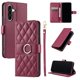 thumbnail image 1 of Funda Acolchada con Anilla y Correa para Samsung Galaxy A56 5G Slots para Tarjetas Rojo, 1 of 5