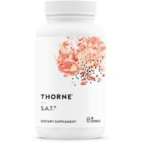Thorne S.A.T. Milk Thistle Silimarina Curcuma Cuidado Del Higado 60 Caps