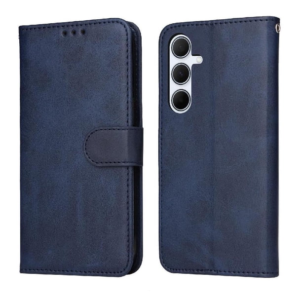 Funda Billetera para Samsung Galaxy A36 con Porta Tarjetas y Soporte Ajustable Azul