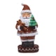 thumbnail image 4 of Muñeco De Navidad Pintado A Mano, Estatuilla De Papá Noel, Manualidades Para Mesa, Decoración Del Hogar, Sostiene Oso, 4 of 5