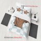 thumbnail image 1 of Malachi Barton Blue and White Checkerboard Pattern Bedding Set Soft and Comfortable Bedding Set, 1 of 5