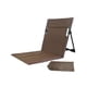 thumbnail image 1 of Silla De Playa Con Respaldo Estera De Playa Silla De Salón Silla Plegable Portátil Marrón, 1 of 5