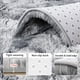 thumbnail image 4 of Rug LòutiRoot Home, 150 x 240 cm, mullido, gris y blanco, 4 of 7