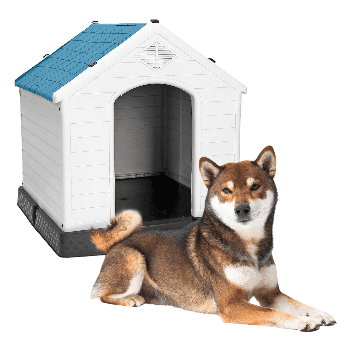 Keru - Casa Para Perro Cuadrada 73x66x71 Cm