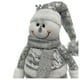 thumbnail image 2 of Mono Nieve Navidad Patas Largas Plateado 35 cm, 2 of 3