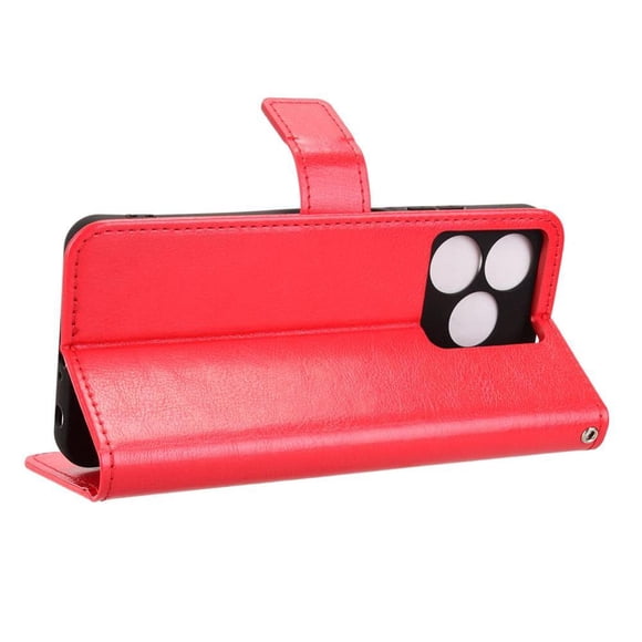 Funda tipo libro para Blackview Wave 8/Wave 8C/Oscal Flat 2, cartera todo‑en‑uno, funda multifuncional con tarjetero y correa de muñeca desmontable