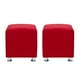 thumbnail image 1 of Set Pouf Cali 1c Felpa 12 Rojo, 1 of 5