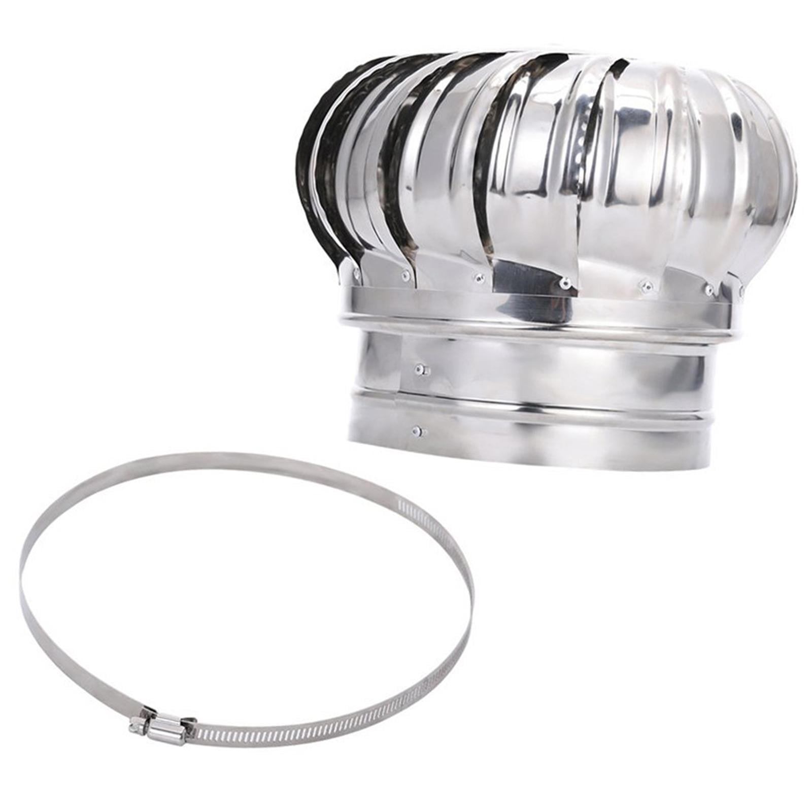 Magideal - Campana Extractora De Acero Inoxidable Resistente A La Intemperie Para Techos, Turbinas Eólicas, Accesorios De Ventilación Para Casas, Fábricas, Ático 100 Milímetros