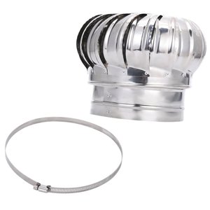 Bothyi - Ventilador De Techo 201 De Acero Inoxidable Para Chimeneas De Fábrica De 150 Mm